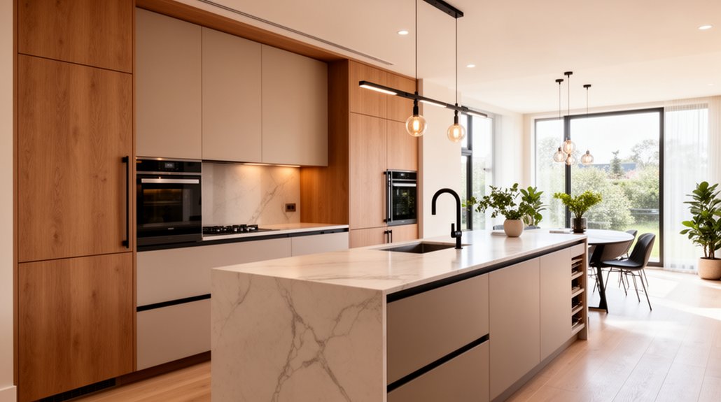 contemporary efficient kitchen design