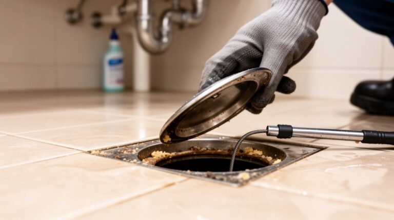 eliminate shower drain odor
