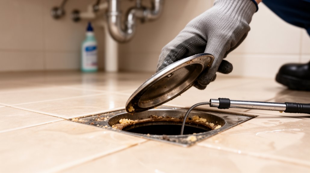 eliminate shower drain odor