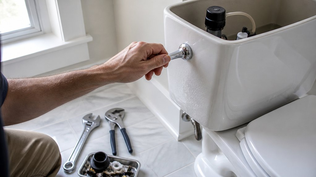 fix toilet flapper chain