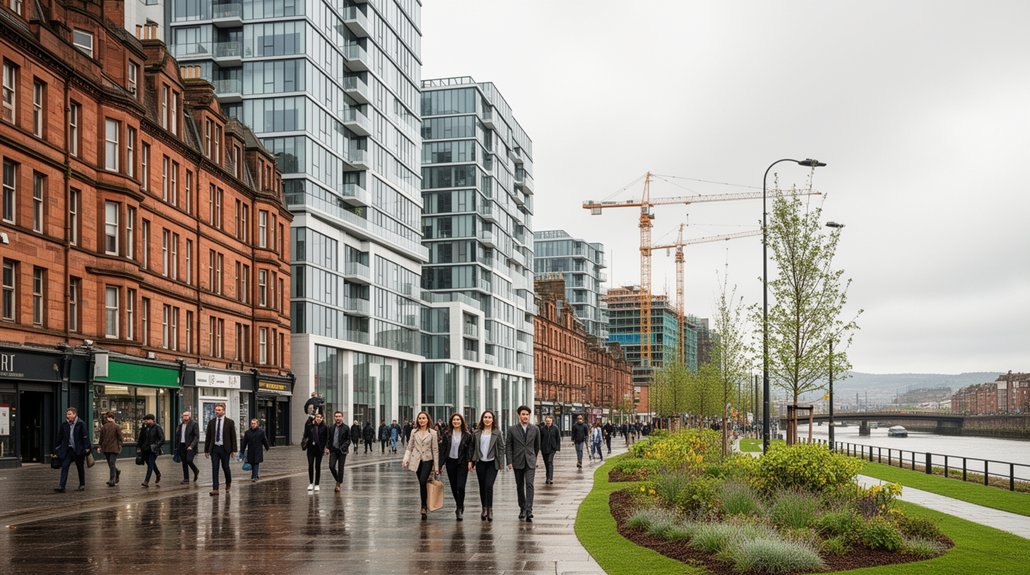 glasgow regeneration boosts property prices