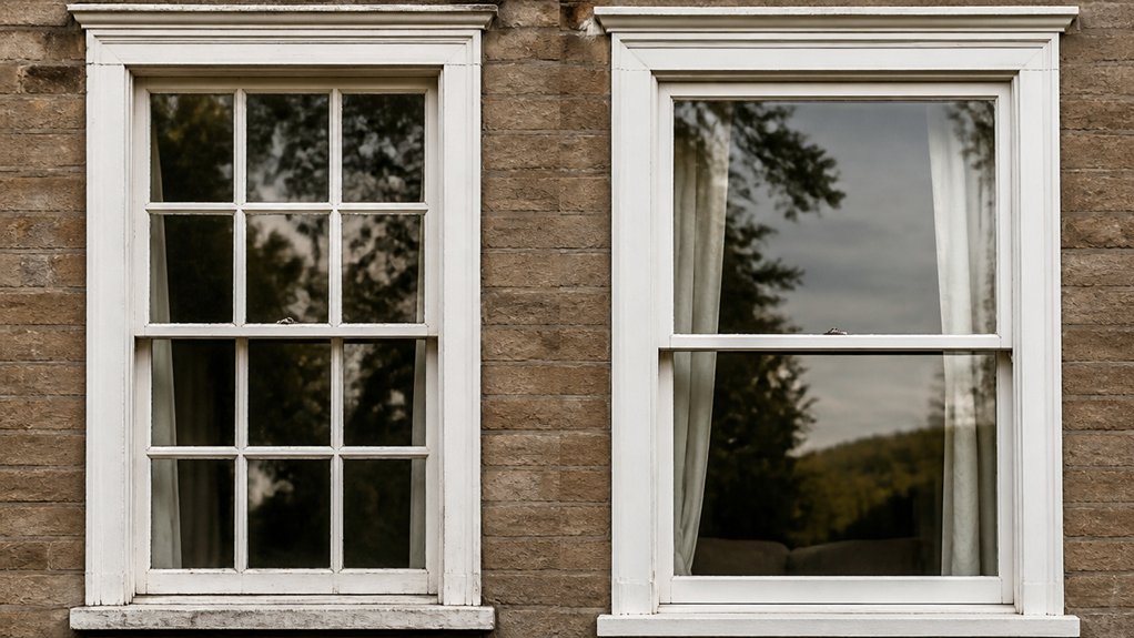 glass limitations influenced sash design