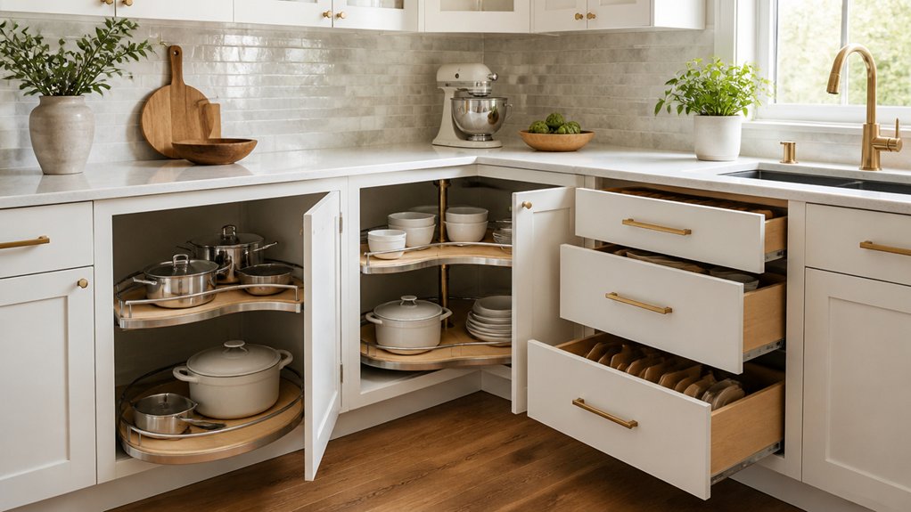 maximize corner storage efficiency