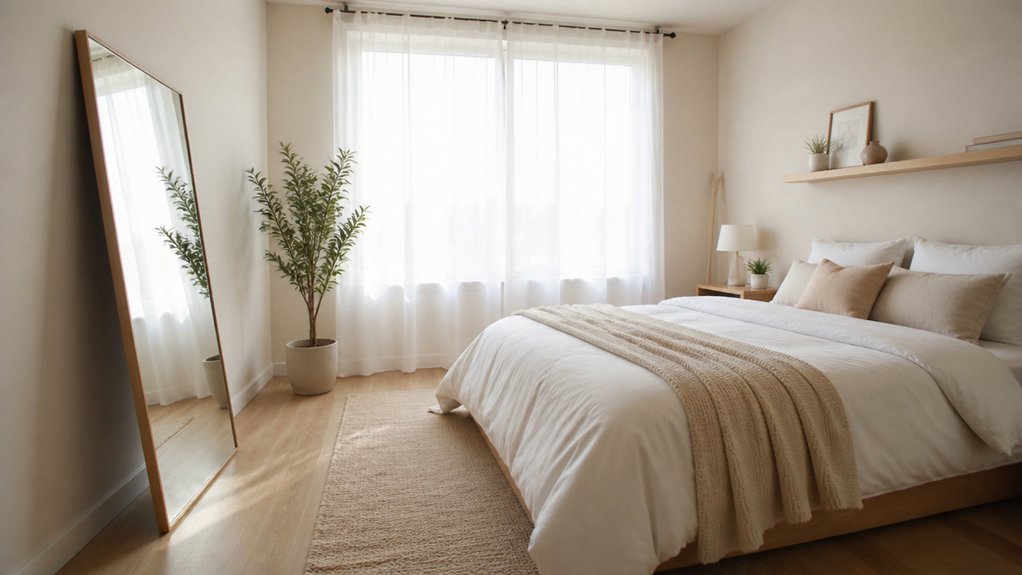 maximize space with mirrors