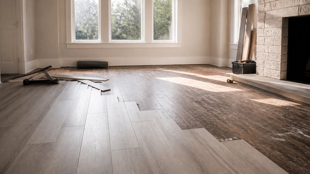 no demo flooring upgrade
