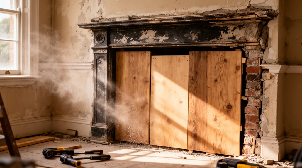 restoring historic period fireplaces