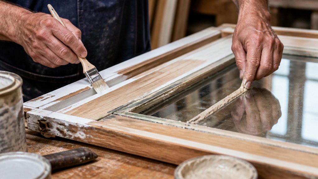 seal prime paint sash